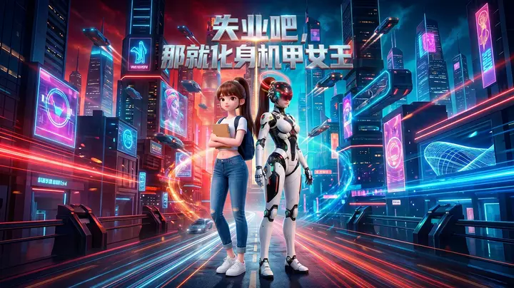 失业吧,那就化身机甲女王