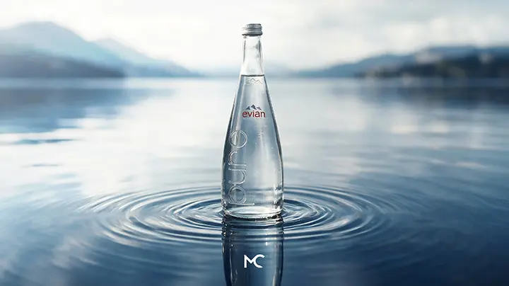 AIGC创意广告|Evian依云矿泉水