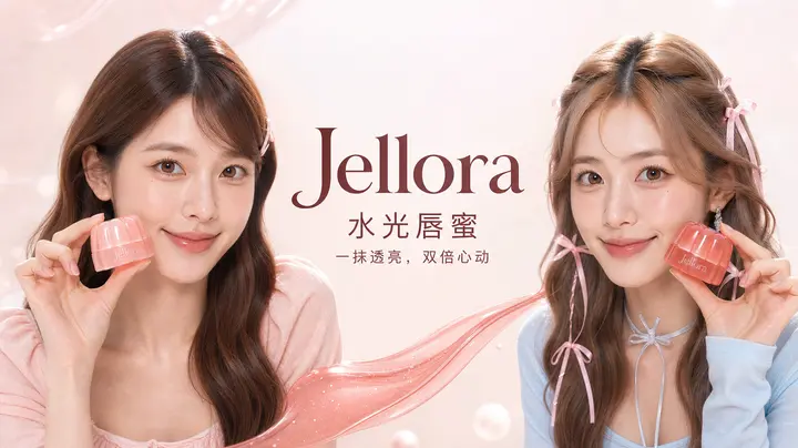 流光唇蜜|美妆产品概念广告