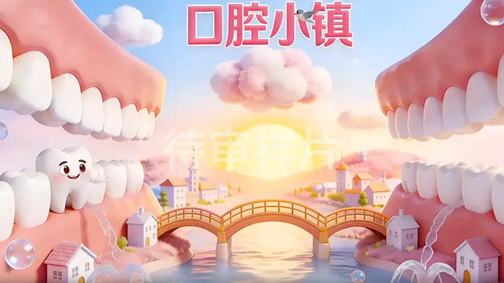 AI 宣传片 口腔小镇保护牙齿